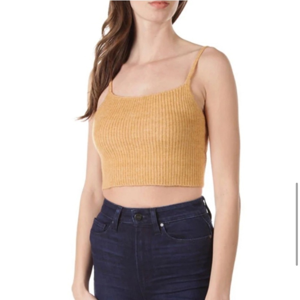 Billabong gold dust knit rib cami